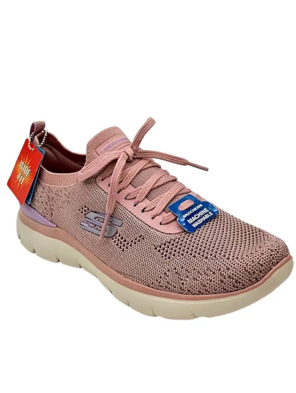 Skechers Summits Vegan Washable Knit Women's 8.5 Wide Slip-On Sneaker